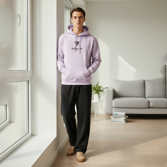 Signal Lost Hoodie: Pink