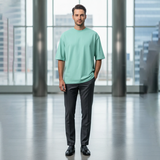 Essential Solid Color Tee: Mint