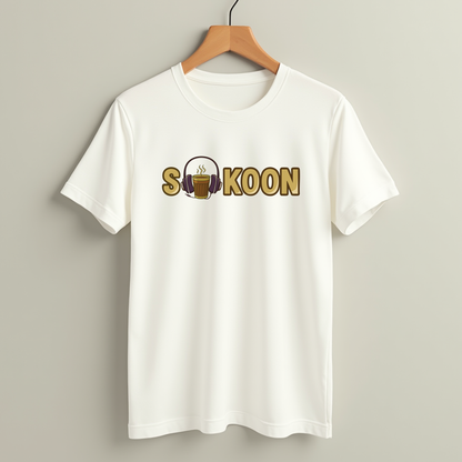 Sukoon – Chai & Music Graphic Oversized T-Shirt Menswear