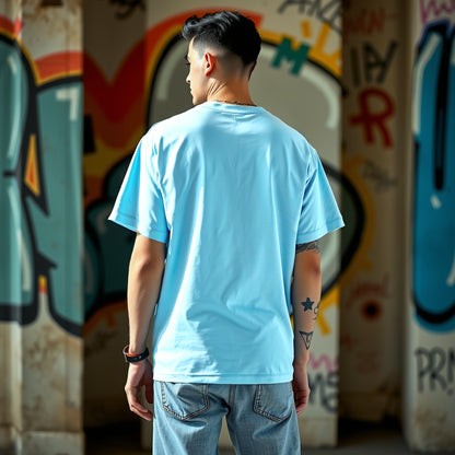 Men's Oversized Bohemian Elephant design T-Shirt