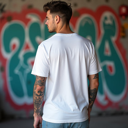 Men's Oversized Bohemian Elephant design T-Shirt