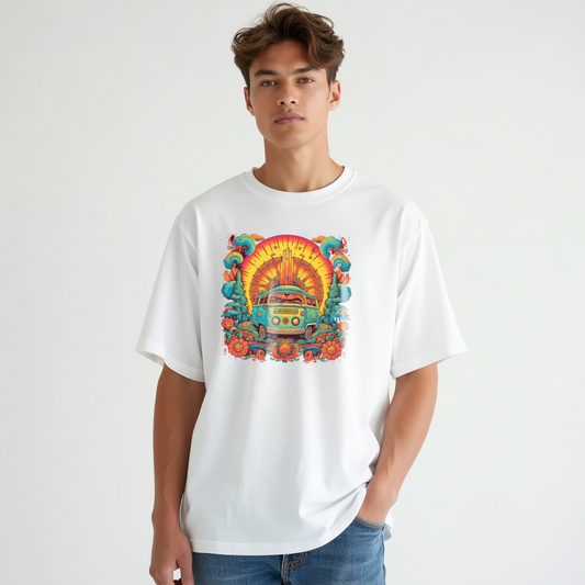 Bohemian Love Oversized T-Shirt – Express Your Free Spirit