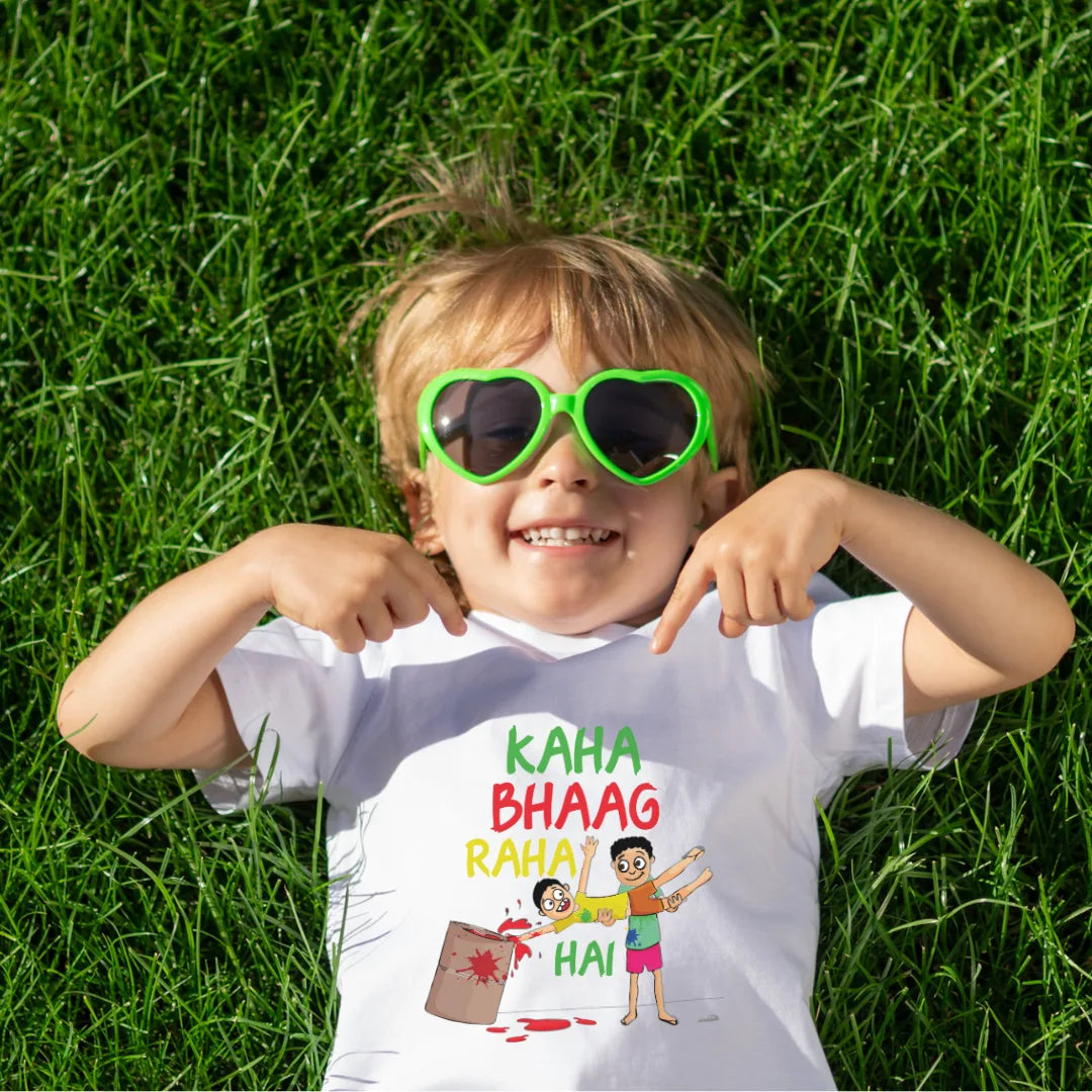 Holi Special T-Shirts for Kids – Cute & Colorful Designs