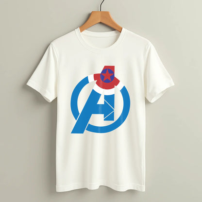 captain america shield star assemble oversized t shirt