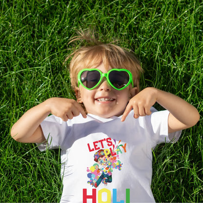 Adorable Kids Holi T-Shirts – Play, Splash & Celebrate