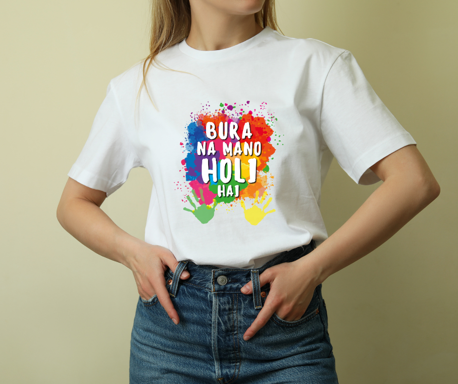 Women’s Holi T-Shirts – Play with Colors in Comfort