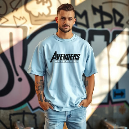avengers endgame assemble logo oversized t shirt
