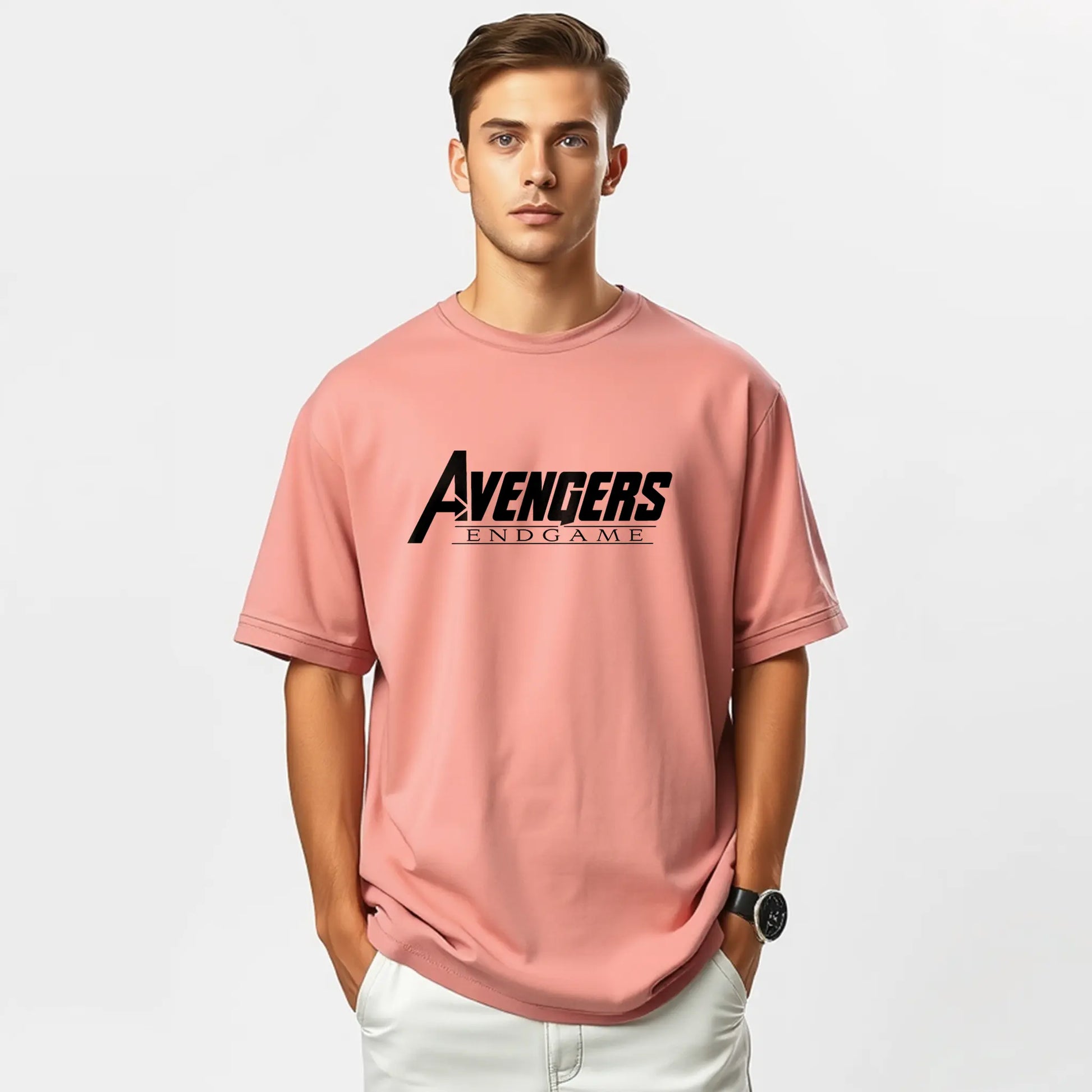 avengers endgame assemble logo oversized t shirt