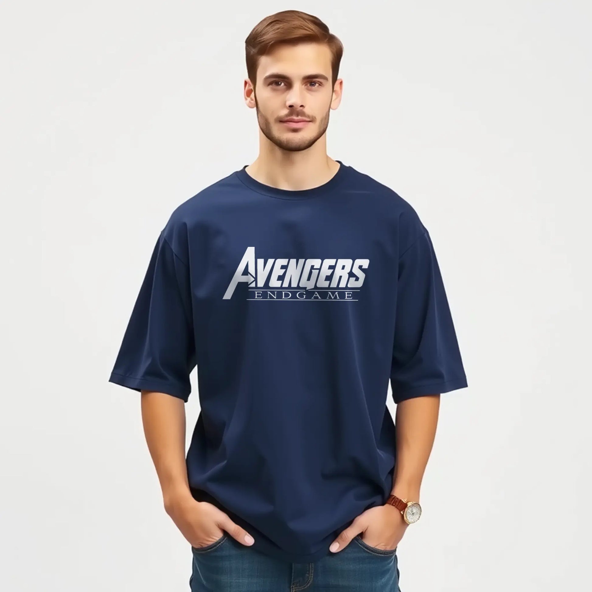 avengers endgame assemble logo oversized t shirt