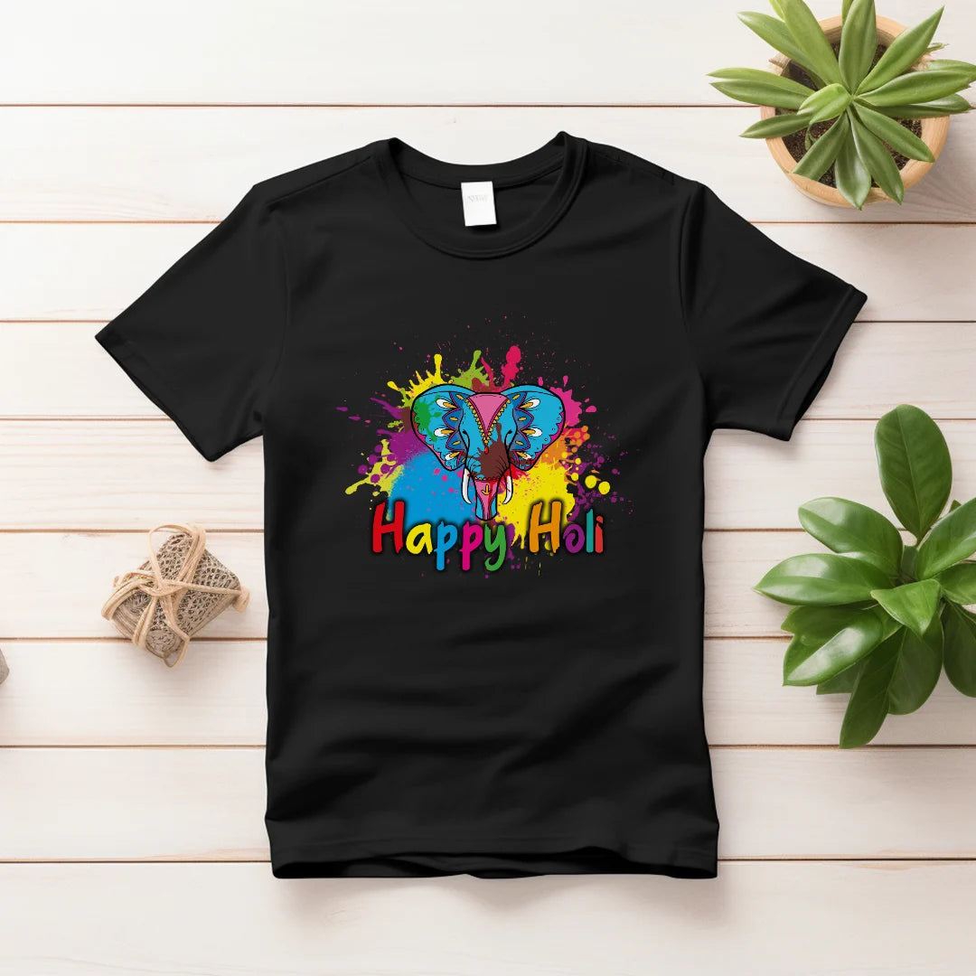 Trendy Holi T-Shirts for Kids – Comfortable & Playful for 8-14 years