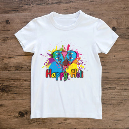 Trendy Holi T-Shirts for Kids – Comfortable & Playful for 8-14 years