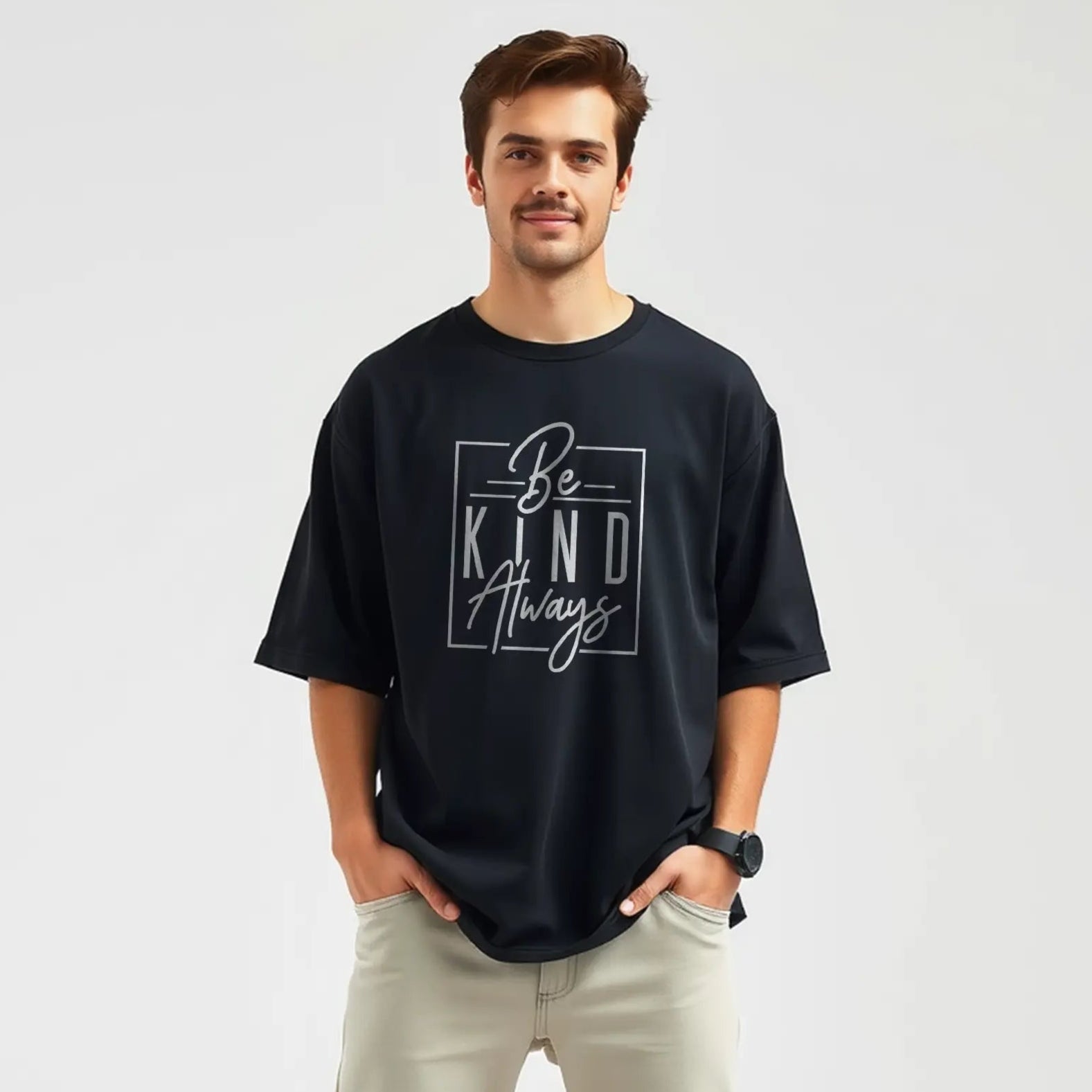 be kind always quote oversized t shirt