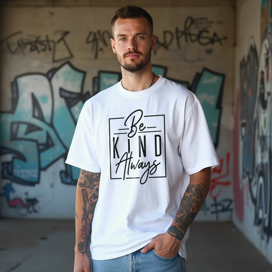 be kind always quote oversized t shirt
