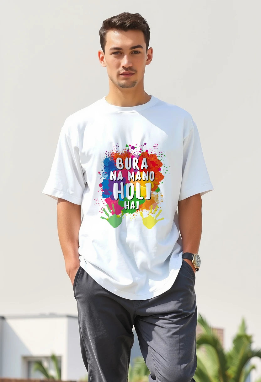 Printed Holi T-Shirts for the Ultimate Festive Look