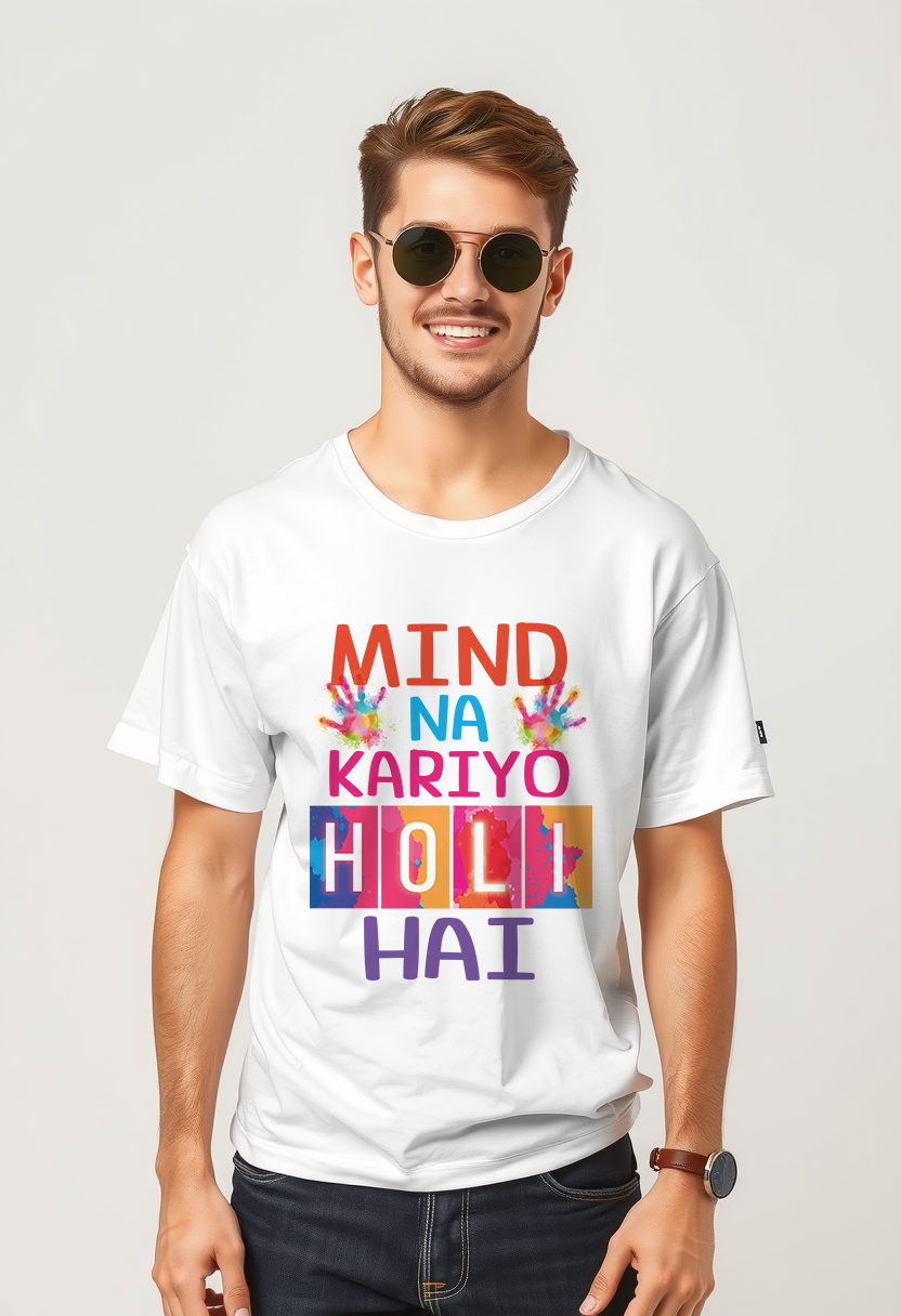 Colorful Holi Tees