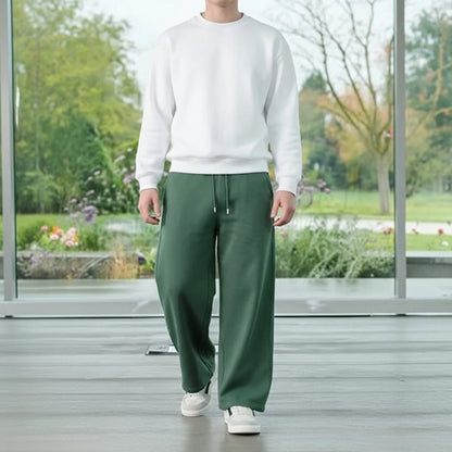 Oversized Core Sweatshirt - White-Mens Oversized Sweatshirt