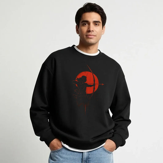 Warrior Archer-Mens Oversized Sweatshirt