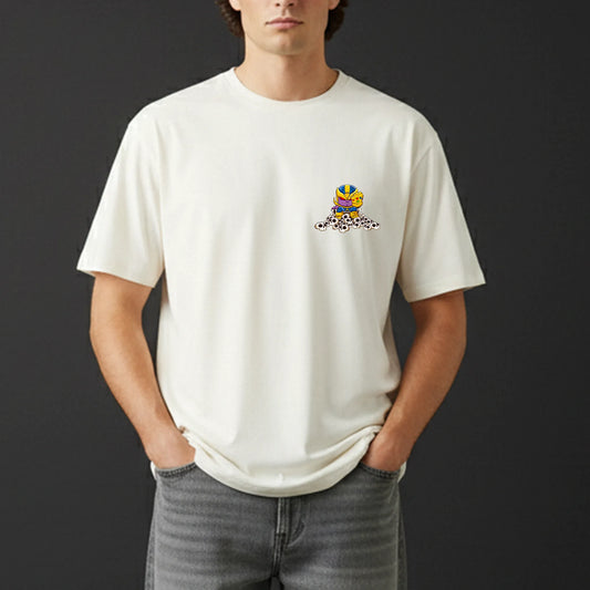Thanos Cute – Mini Mad Titan Oversized Graphic T-Shirt Menswear