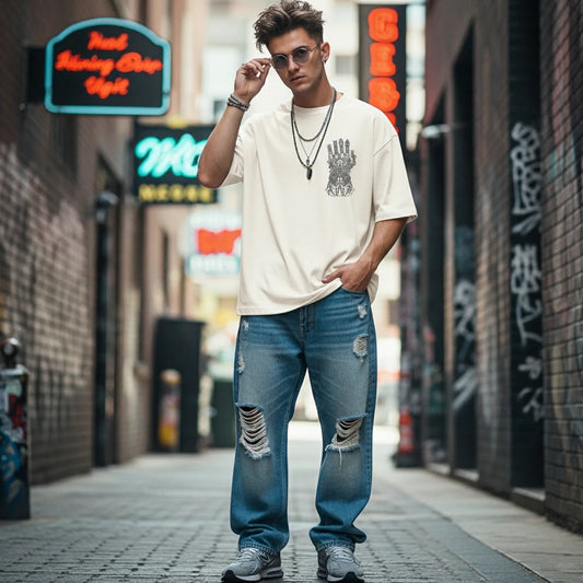 Infinity Drip-Mens Oversized T-shirt