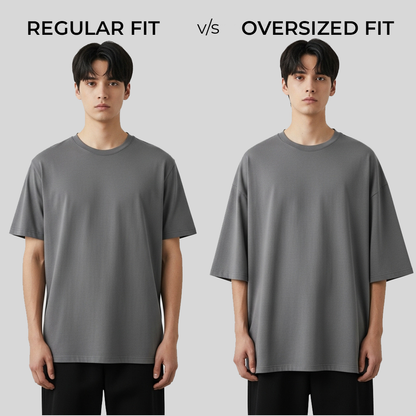Regular Fit Vs Oversized Fit