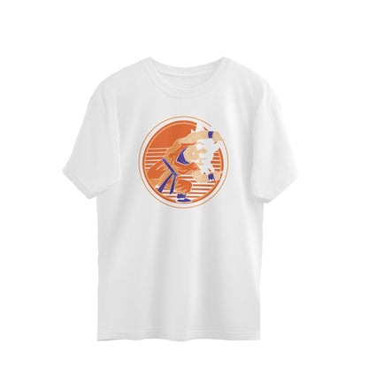 dragon ball goku kamehameha oversized t shirt