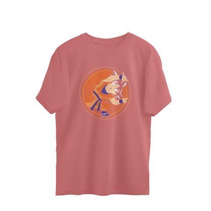 dragon ball goku kamehameha oversized t shirt