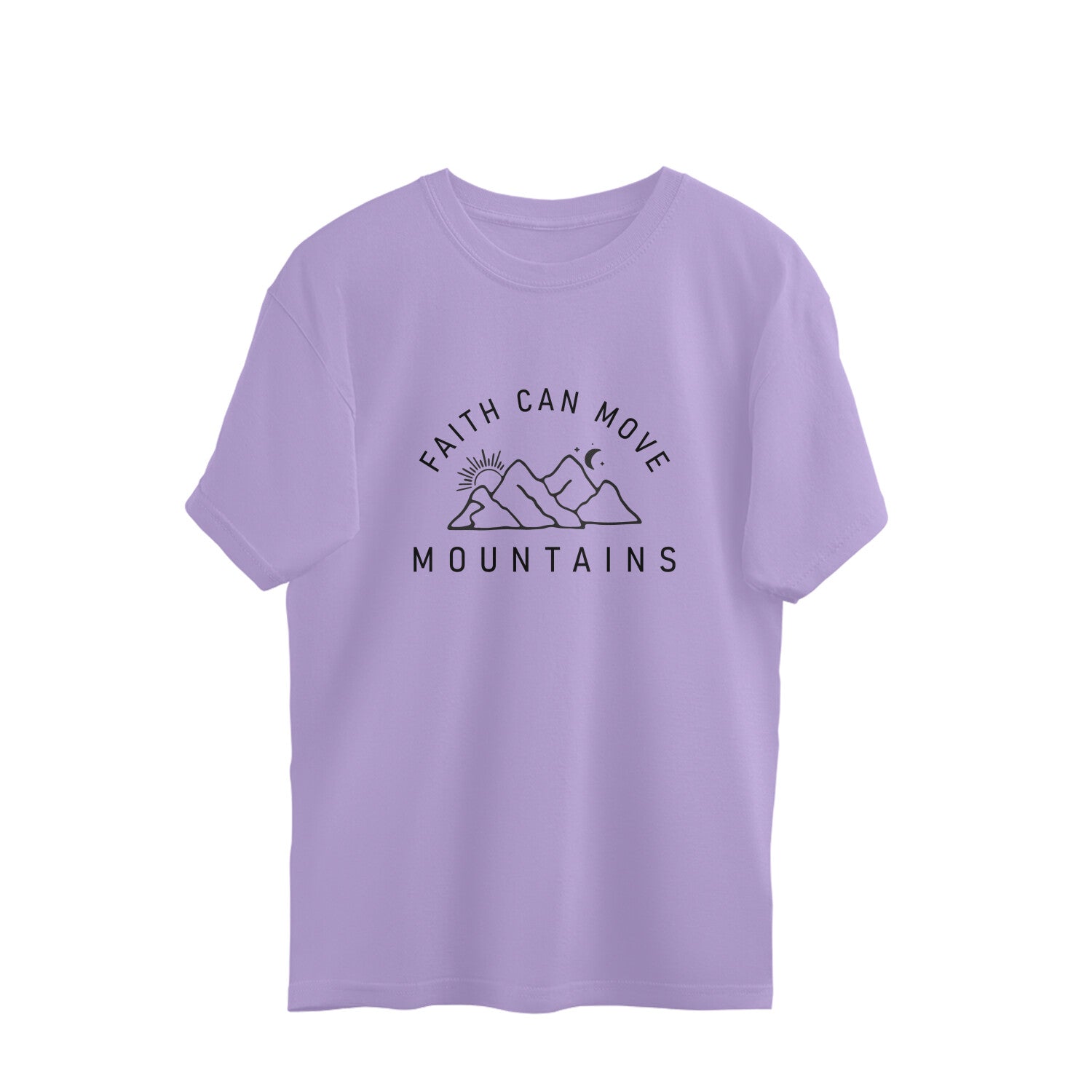 faith can move mountains quote oversized t shirt
